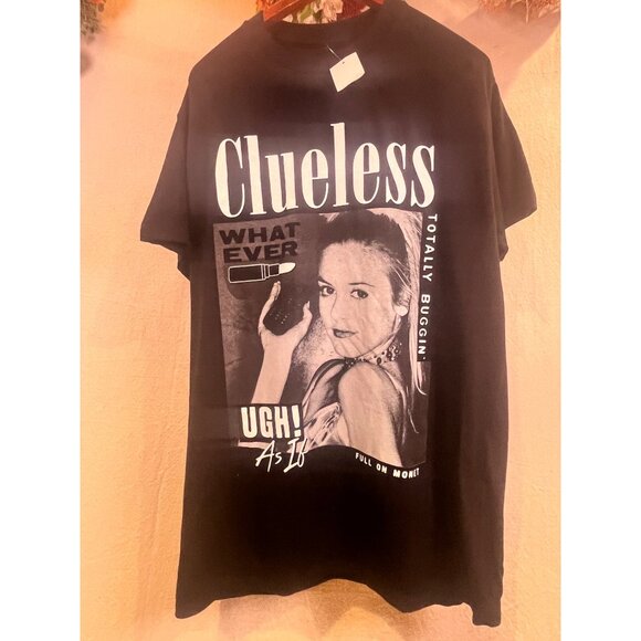 Clueless Movie Graphic Tee — Cher • “Whatever / As If / Totally Buggin” — Black - Picture 5 of 7